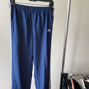 VINTAGE NAVY ADIDAS TRACK PANTS